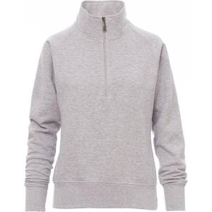 PAYPER miami+ lady melange 000002-p093 / Дамски суитшърт с половин цип - меланж сив xl (000002p09313001xl)