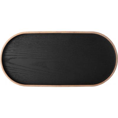 Lunasol Oválny podnos 35.5 x 16.5 x 2.5 cm Elements Wood Wengue