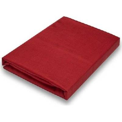 Brotex Napínací satén prostěradlo vínové 200x200