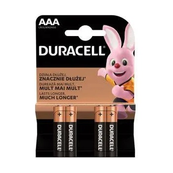 Duracell Алкални батерии DURACELL Basic - AAA, 4 броя в опаковка, 1011003015