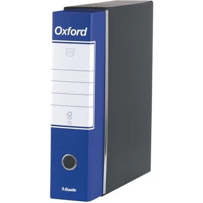 Esselte Папка за документи в калъф, 80 мм, A4, картон, ESSELTE "Oxford", синя 390783050 (390783050)
