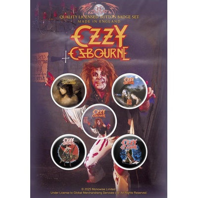 значки ozzy osbourne - diary of a madman - razamataz - bb142