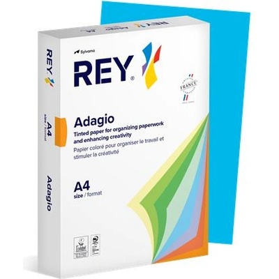 REY Копирна хартия, цветна, A4, 80 g, REY "Adagio", интензивно синя RYADA080X479/535 DEEPBLUE (RYADA080X479/535 DEEPBLUE)