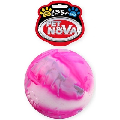 Pet Nova Dog Life Style Gumový míč, plovoucí, vůně vanilky, vícebarevná velikost 8 cm
