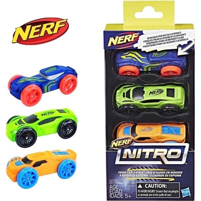 Hasbro Nerf: Nitro náhradní autíčka 3 ks