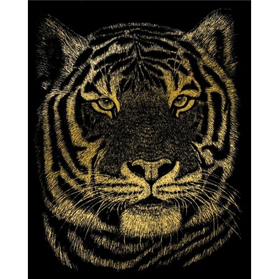 ROYAL & LANGNICKEL Zlatý škrabací obrázok Tiger