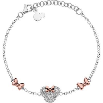 Disney Krásny strieborný bicolor náramok Minnie Mouse BS00041TZWL55.CS