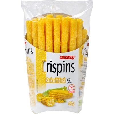 Extrudo Tyčinky kukuričné Crispins bezlepkové 50 g