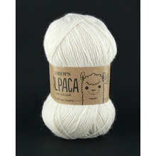 Příze DROPS Alpaca uni colour 0100 - smetanová