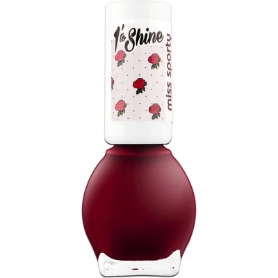 Miss Sporty lak na nehty 1 To Shine 240 tmavě červený 7 ml
