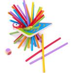 Bigjigs Toys - Дървено цветно микадо