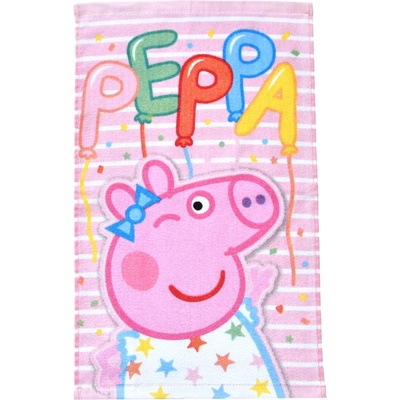 Carbotex Bavlnený uteráček 30 x 50 cm Prasiatko Pepinka Narodeninová oslava