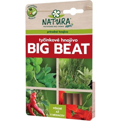 Agro CS Natura Big Beat Tyčinkové hnojivo 12 ks