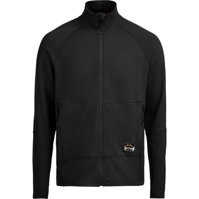 Lundhags Мъжко вълнено яке Lundhags Tived Merino Full Zip Merino jacket - Black (005-6064-0111)