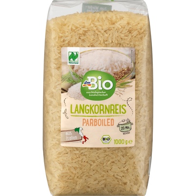 dmBio dlouhozrnná rýže parboiled 1 kg