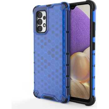 HQWear Калъф за телефон Honeycomb Armor с гел рамка за Samsung Galaxy A03s (166.5), син (KXG0030123)