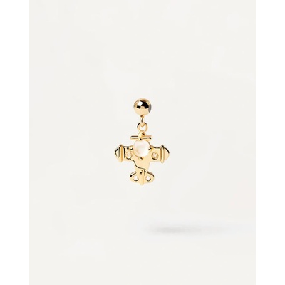 PDPaola pozlacený přívěsek se zirkony Charms CH01 022 U