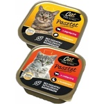  Пастет за коте 2 вкуса 20 бр. в пакет (968)