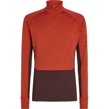 icebreaker ZoneKnit 260 LS Half Zip Размер: L / Цвят: оранжев