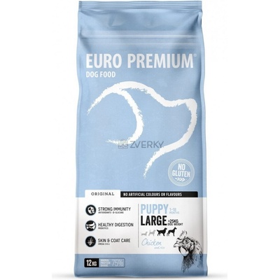 Euro Premium Large Puppy Chicken & Rice 12 kg