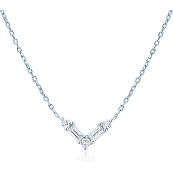 SAVICKI Колие Savicki: бяло злато, диаманти