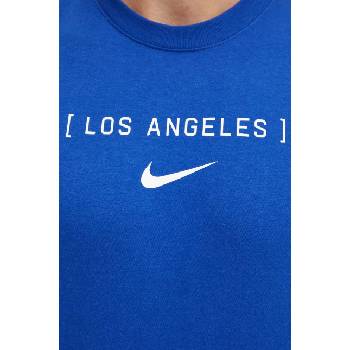 Nike Памучна тениска Nike Los Angeles Dodgers в синьо с принт (N199.4EW.LD.LVQ)