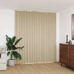 Pure Line Home Плътна завеса в цвят бежов с перделък, 290 x 245 см