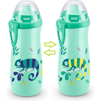 Nuk Чаша NUK - Sports Cup с клапа, 450 ml, 24+ месеца, Chameleon, зелена (10255577-Зелен)