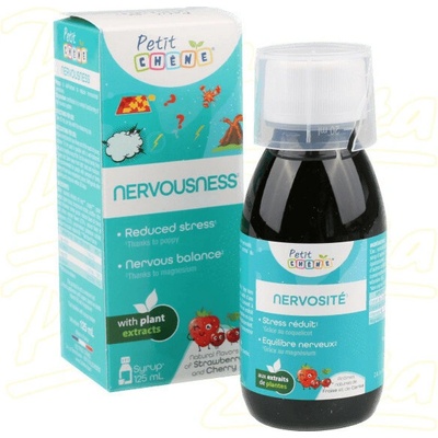 Petit CHENE NERVOUSNESS dětský sirup s jahodovým a třešňovým aroma 125 ml