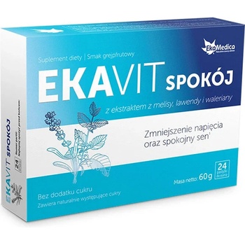 Ekamedica Формула за нервна система с екстракт от маточина, лавандула и валериана 24 смучещи таблетки | Ekamedica (160954 EK)