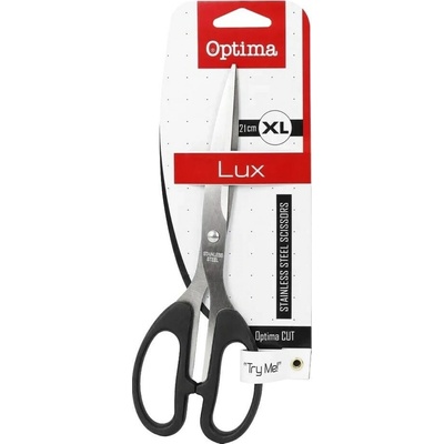 Kancelárske nožnice OPTIMA 21 cm, čierne 26507