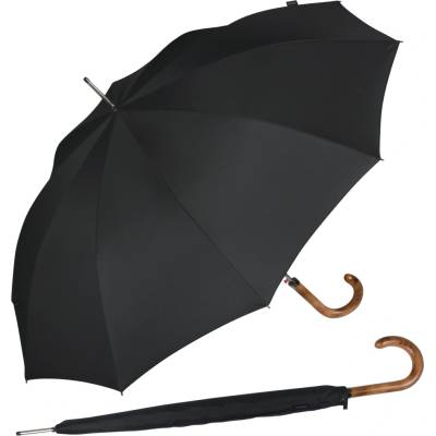 Knirps Long AC Black pánsky holový dáždnik