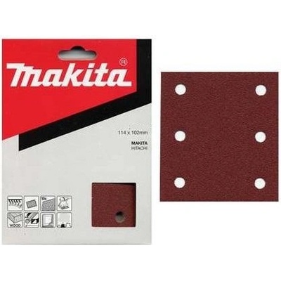 Makita brusný papír P-33102 114x102 k80 6-otvorů 10 ks – Zboží Dáma Makita brusný papír P-33102 114x102 k80 6-otvorů 10 ks – Zboží Dáma