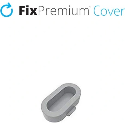 FixPremium - Krytka Nabíjacieho Konektora pre Garmin Hodinky, sivá