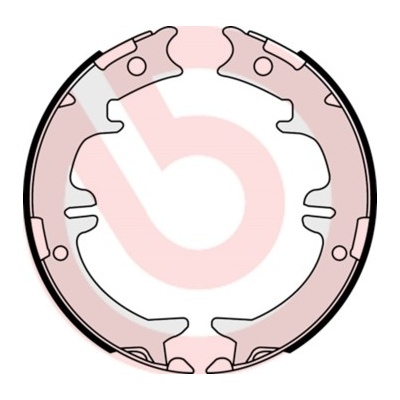 BREMBO Sada brzd. čeľustí parkov. brzdy S83542