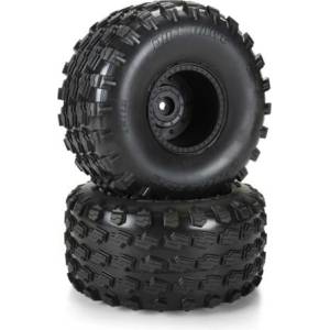 Pro-Line колело 1: 10 с гуми Dirt Hawg 2.0 2.6", диск черен Stock (2): Arrma Quake, Gorgon