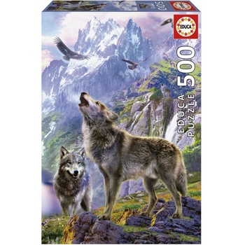 Educa Пъзел, Educa, Вълци на скалите, 500 части