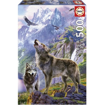 Educa Пъзел, Educa, Вълци на скалите, 500 части