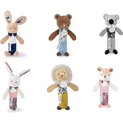Doudou et Compagnie Paris Pískacia hrkálka 17 cm 1 ks