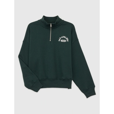 Gap Oversize mikina Athletic zelená