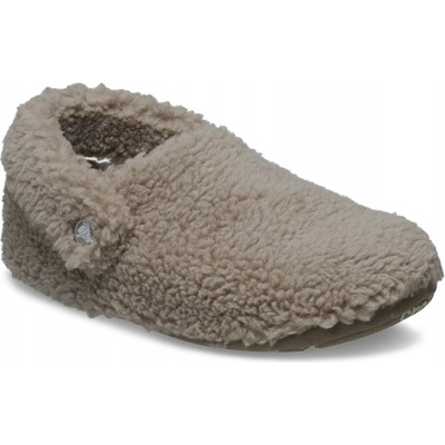 Crocs detské papuče s pásikom béžové