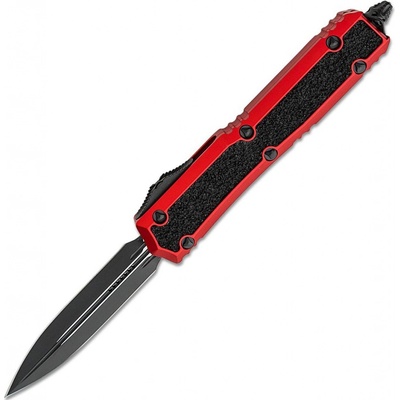 Microtech Makora 2021 Red W/ Dlc Blade Bubble Inlays, Dlc Hw 206-1DLCTRDBIS