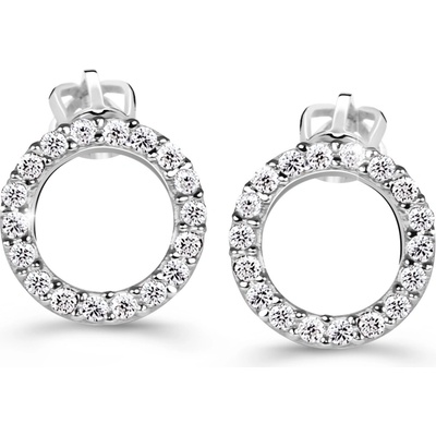 Cutie Jewellery diamonds Náušnice DZ60240 na šroubek ze zlata s diamanty
