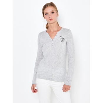 CAMAIEU Пуловер CAMAIEU | Siv | ЖЕНИ | XL