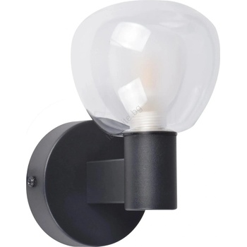 Polux Стенен осветител за баня POLA 1xG9/5W/230V IP44 черен/прозрачен (SA2403)