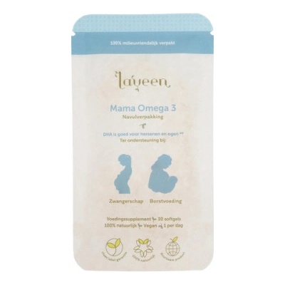 Laveen Refill Mama Omega 3 pre tehotné náhradná náplň 30 ks