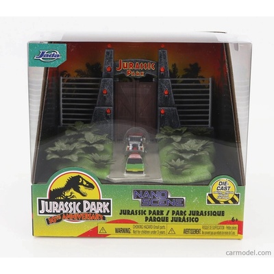 Jada Accessories Diorama Set Jurassic Park With Ford Usa Explorer Jurassic Park 1995 Jeep Wrangler Rubicon Open 1999 Různé 1:87