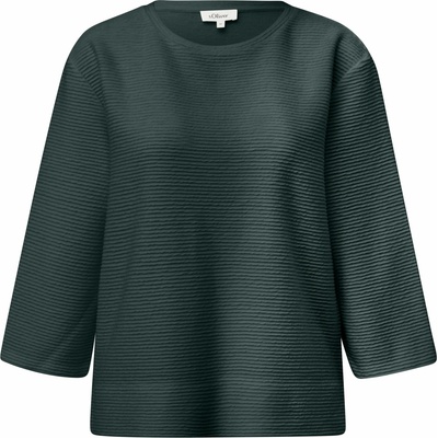 S.Oliver Sweatshirt Noos tmavo zelená