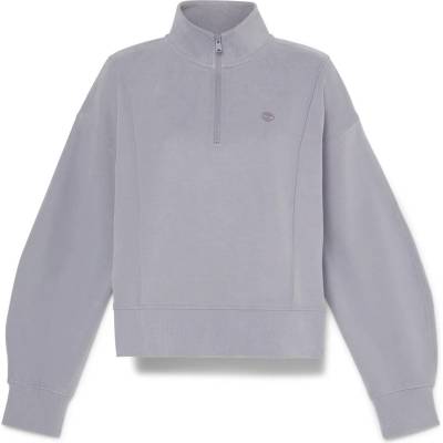 Timberland Дамски пуловер Timberland Women's Lush 1/4-Zip Sweatshirt Jumper - Quicksilver - размер XL (117-3170-0214)
