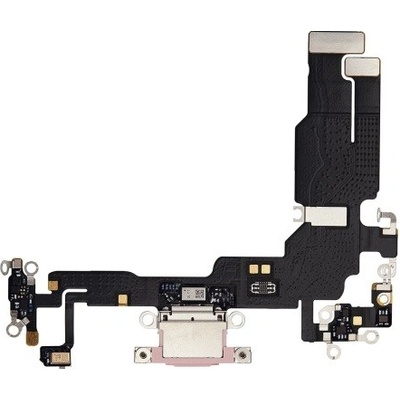 Apple iPhone 15 - Nabíjecí Konektor + Flex Kabel (Pink), Pink